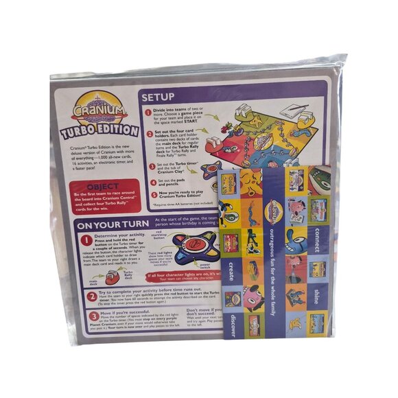 Cranium Turbo Edition Board Game - 1000 Cards & 16 Activities - Adults & Teens - - Picture 5 of 16
